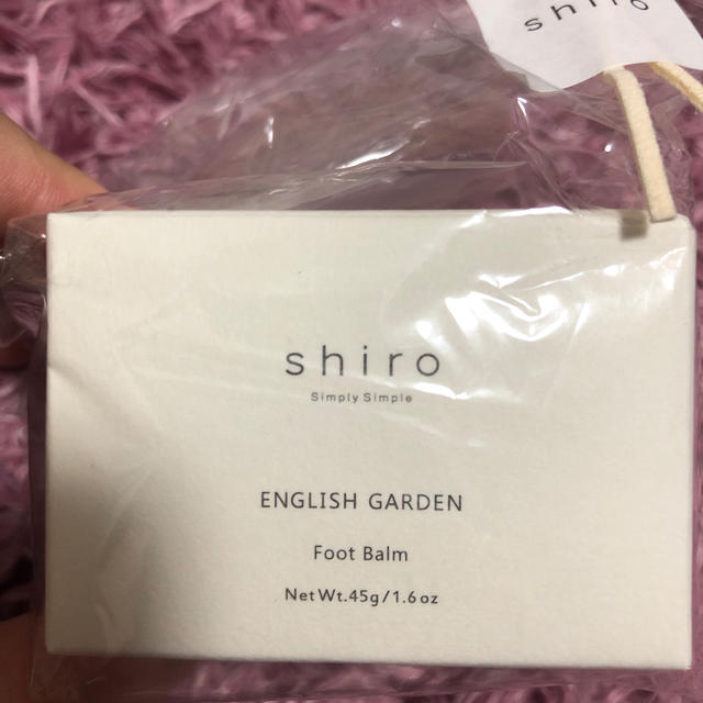 新品未使用♡ shiro イングリッシュガーデン　フットバーム