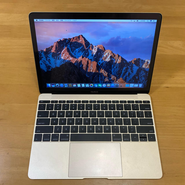 ノートPC美品 MacBook12 i5 8GB 256GB ゴールド 2017