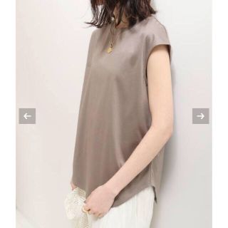 ノーブル(Noble)のSLEEVELESS LONG Tシャツ◆新品タグ付き(カットソー(半袖/袖なし))