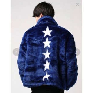 ティーエムティー(TMT)のmarbles STARS FAUX FUR BOMBER JKT tmt(ブルゾン)