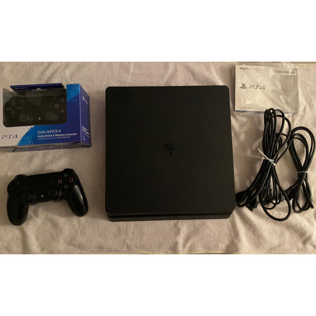 PS4 CUH-2100A 500GB ジェットブラック コントローラー2個！