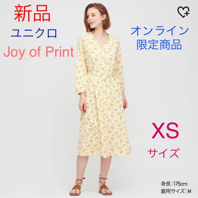 【新品】ユニクロ★Joy of Printクレープジャージーワンピース(長袖) | フリマアプリ ラクマ