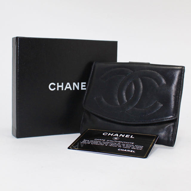 CHANEL(シャネル)の正規品 良品✨ココシャネル！ラム革☆ レディースのファッション小物(財布)の商品写真