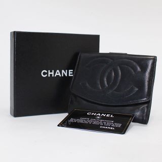 シャネル(CHANEL)の正規品 良品✨ココシャネル！ラム革☆(財布)