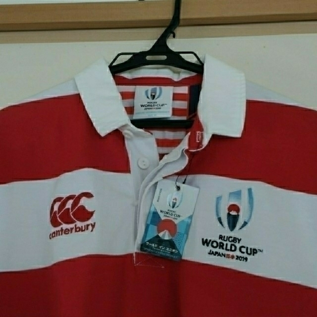 CANTERBURY(カンタベリー)の【新品】Rugby World Cup 2019 カンタベリー ラガーシャツ スポーツ/アウトドアのスポーツ/アウトドア その他(ラグビー)の商品写真