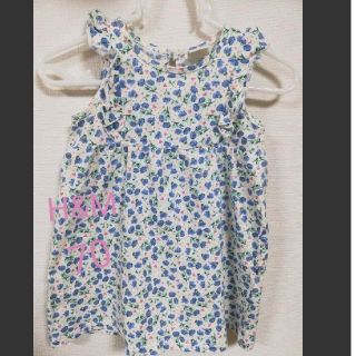 エイチアンドエム(H&M)の【ぷりん様専用】H&M 70　花柄ワンピース♡(ワンピース)