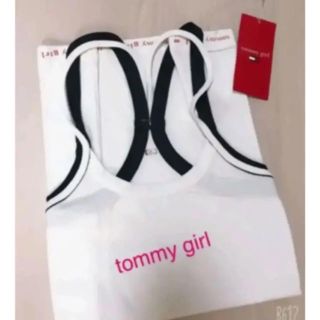 トミーガール(tommy girl)のtommy girl❤︎白キャミソール 新品(キャミソール)