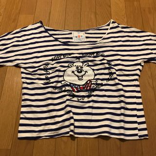 ダブルシー(wc)の最終値下げ　WC くまたん　ボーダー  Tシャツ(Tシャツ(半袖/袖なし))