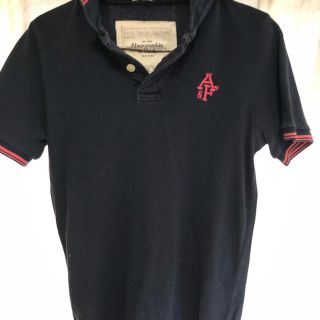 アバクロンビーアンドフィッチ(Abercrombie&Fitch)のアバクロ&フィッチ  ポロシャツ  S  ネイビー(ポロシャツ)