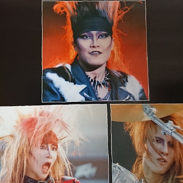 X JAPAN ポスター 1989 YOSHIKI hide TAIJI エンタメ/ホビーのタレントグッズ(ミュージシャン)の商品写真