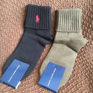 ラルフローレン(Ralph Lauren)の新品未使用　ラルフローレン　レディース靴下　折り返し(ソックス)