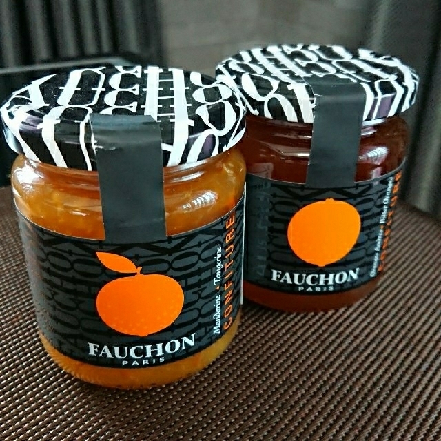 FAUCHON マンダリンマーマレード&オレンジマーマレード(ビター) 食品/飲料/酒の加工食品(缶詰/瓶詰)の商品写真