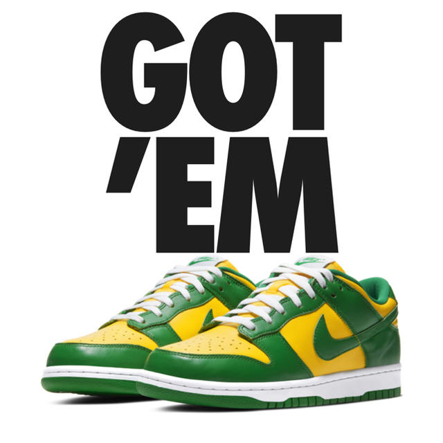 NIKE(ナイキ)のNIKE DUNK LOW SP Brazil ダンク ロー ブラジル メンズの靴/シューズ(スニーカー)の商品写真