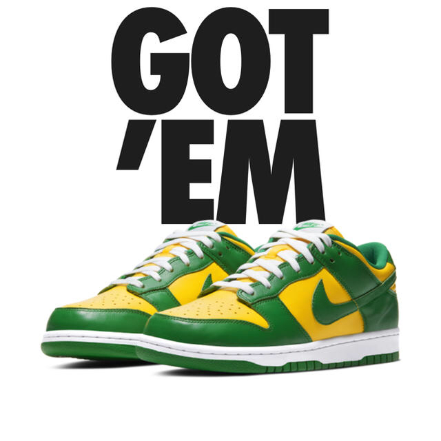 靴/シューズNIKE DUNK LOW SP "BRAZIL"  27.5