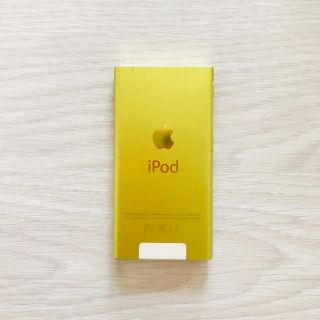 アップル(Apple)のiPod nano 16G 第７世代　イエロー(ポータブルプレーヤー)