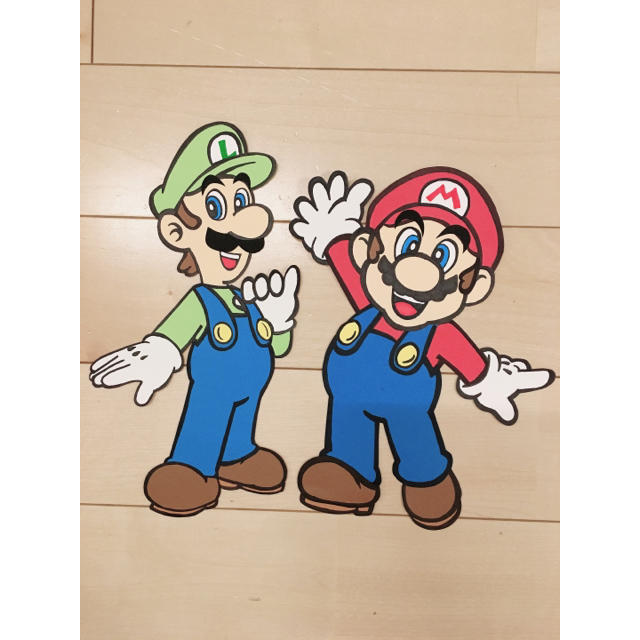 ⭐︎kn様専用ページ⭐︎マリオ誕生日　画用紙壁面飾り ハンドメイドのパーティー(その他)の商品写真