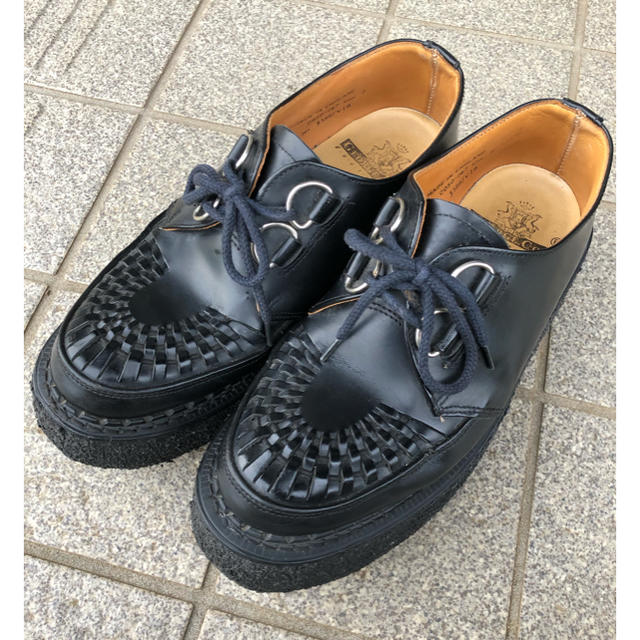 GEORGE COX(ジョージコックス)の中古 サイズ7 ジョージコックス ラバーソール ブラック メンズの靴/シューズ(ブーツ)の商品写真