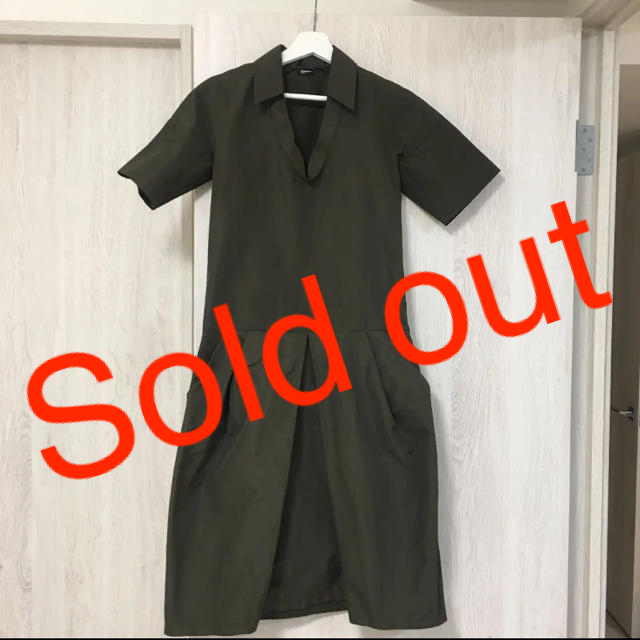 最新入荷】 Jil Sander - ジルサンダーネイビー ワンピース ひざ丈