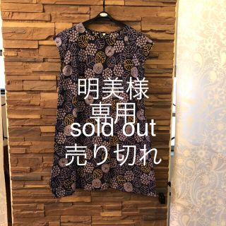 ワンピース、ブラウス、明美様専用　sold out(シャツ/ブラウス(半袖/袖なし))