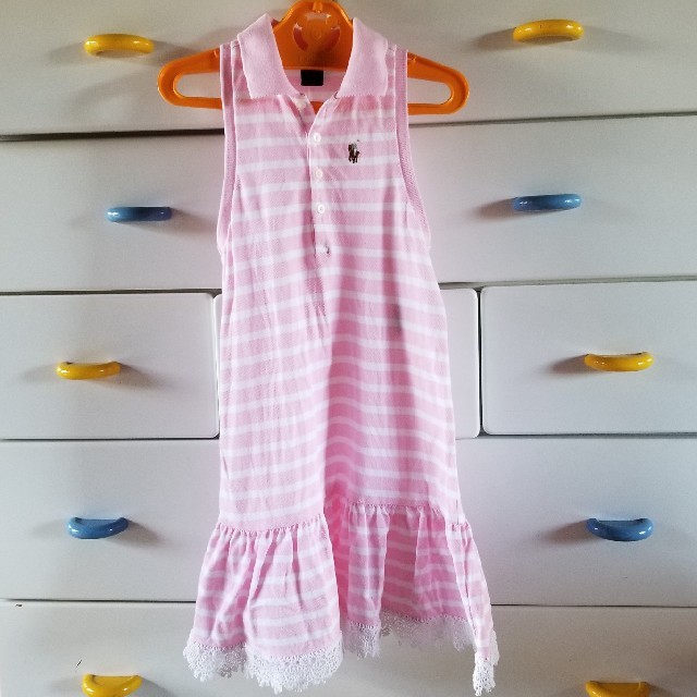 POLO RALPH LAUREN(ポロラルフローレン)のワンピース115cm キッズ/ベビー/マタニティのキッズ服女の子用(90cm~)(ワンピース)の商品写真