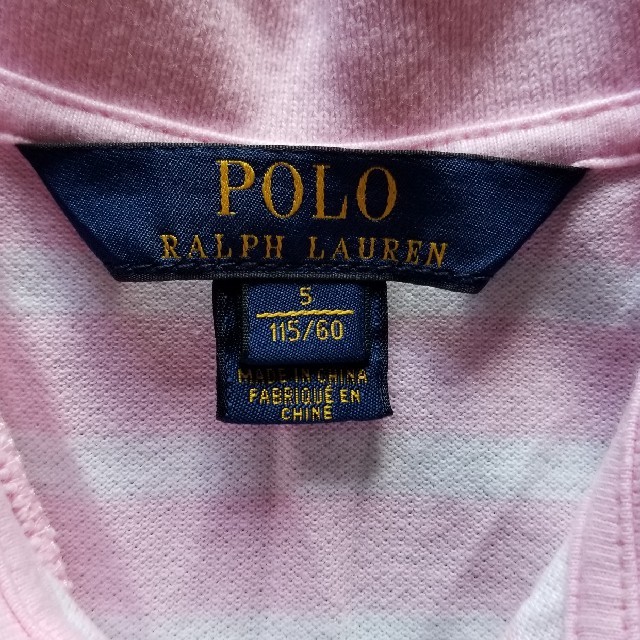 POLO RALPH LAUREN(ポロラルフローレン)のワンピース115cm キッズ/ベビー/マタニティのキッズ服女の子用(90cm~)(ワンピース)の商品写真