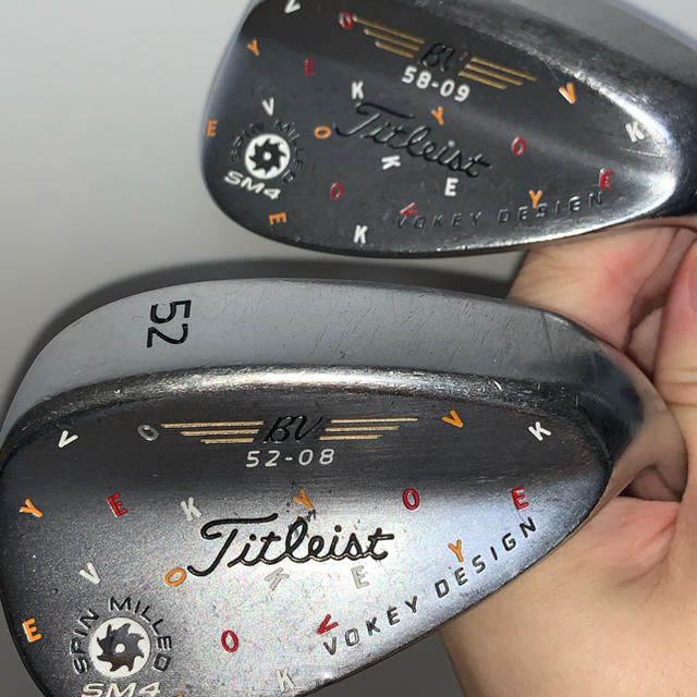 タイトリストtitleist ヴォーケイVokey SM4 52度、58度