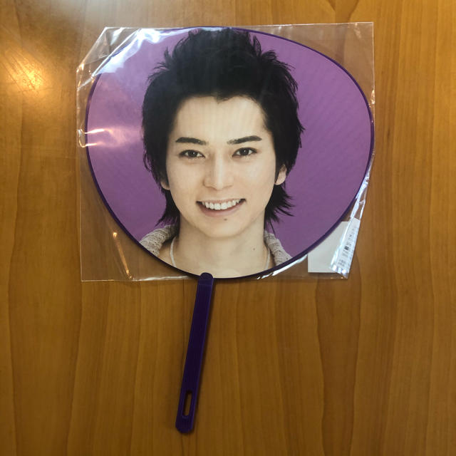 嵐(アラシ)の嵐 松本潤　公式ミニうちわ エンタメ/ホビーのタレントグッズ(アイドルグッズ)の商品写真