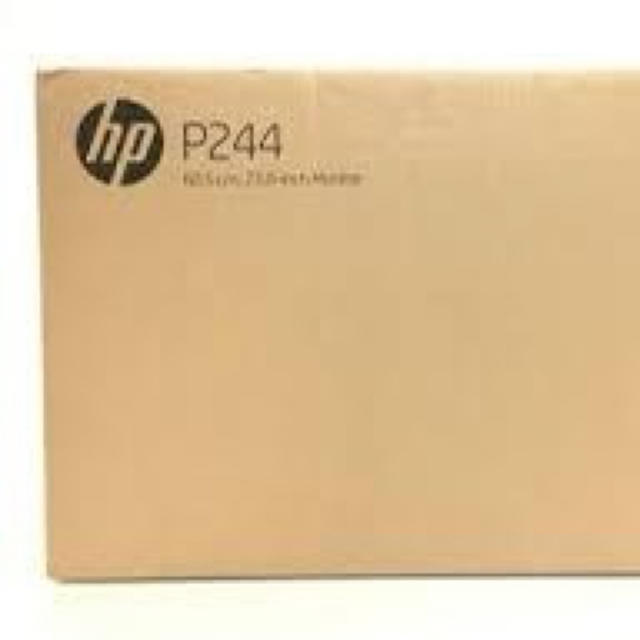 HP(ヒューレットパッカード)の新品未開封未使用品HP 5QG35AA#ABJ 23.8インチ モニターP244 スマホ/家電/カメラのPC/タブレット(ディスプレイ)の商品写真