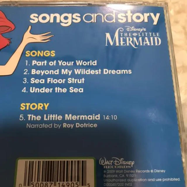 Disney(ディズニー)のリトルマーメイド　CD エンタメ/ホビーのCD(その他)の商品写真