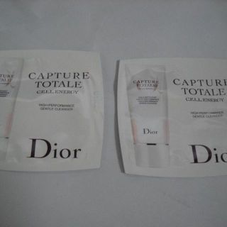 クリスチャンディオール(Christian Dior)のDior カプチュール　トータル　セル　ENGY クレンザー 3ml×2個(洗顔料)