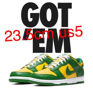 ナイキ(NIKE)のdunk sb 23.5 us5 Brazil (スニーカー)