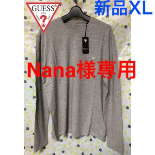 ゲス(GUESS)の新品未使用 タグ付き　GUESS ゲス ロングTシャツ　ロンT  XL 送料込み(Tシャツ/カットソー(七分/長袖))