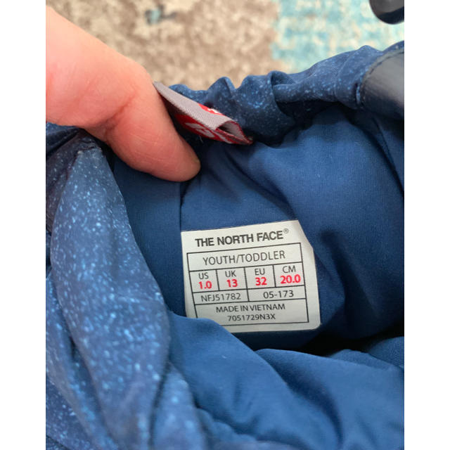 THE NORTH FACE(ザノースフェイス)のノースフェイスヌプシー子供用ブーツ20センチ キッズ/ベビー/マタニティのベビー靴/シューズ(~14cm)(ブーツ)の商品写真