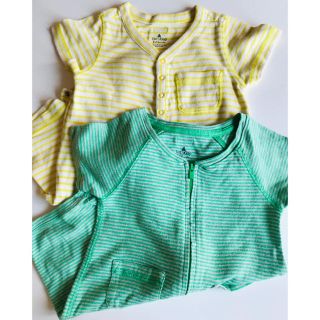 ベビーギャップ(babyGAP)のBabyGap 70cm半袖ロンパースセット(ロンパース)