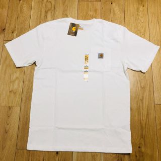 カーハート(carhartt)の新品　カーハート　tシャツ  白　Mサイズ(Tシャツ(半袖/袖なし))