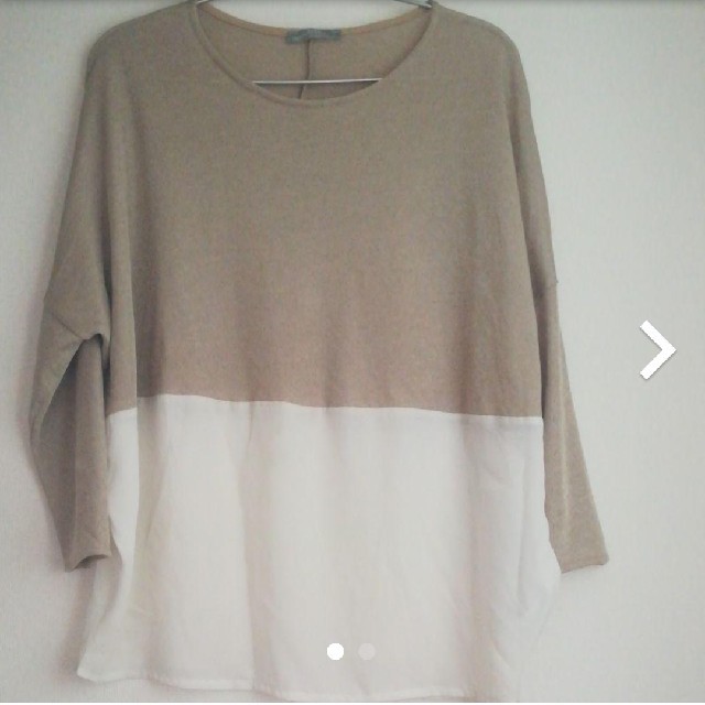 ZARA(ザラ)のZARA 七分袖　トップス レディースのトップス(Tシャツ(長袖/七分))の商品写真