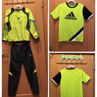 アディダス(adidas)のアディダス150サイズ⭐︎上下セットTシャツ付き(その他)