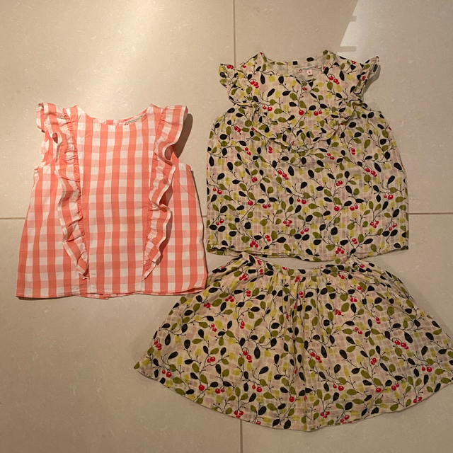 Bonpoint(ボンポワン)のボンポワン☆3点セット☆size6 キッズ/ベビー/マタニティのキッズ服女の子用(90cm~)(ブラウス)の商品写真