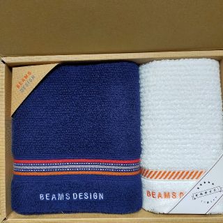 ビームス(BEAMS)のBEAMS DESIGN タオル2枚セット(タオル/バス用品)