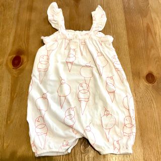 ベビーギャップ(babyGAP)のアイスクリーム柄　ロンパース  キャミ(ロンパース)