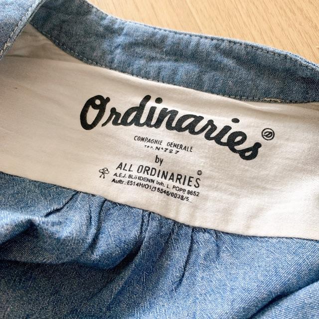 ALL ORDINARIES(オールオーディナリーズ)のALL ORDINARIESデニムシャツ レディースのトップス(Tシャツ(長袖/七分))の商品写真