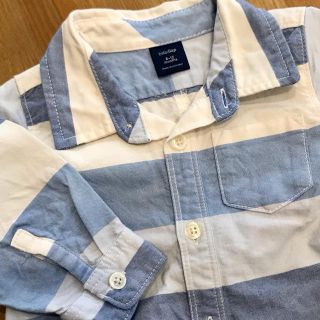 ベビーギャップ(babyGAP)のボーダー オールインワン(カバーオール)