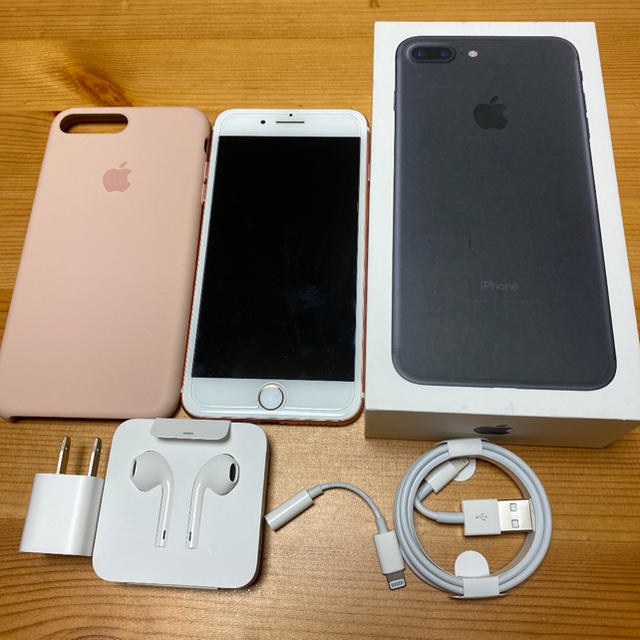 【50％OFF】 Apple - free版 sim 美品iPhone７plus128GB スマートフォン本体
