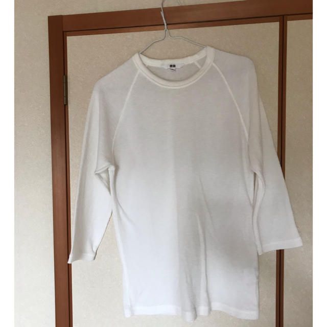 UNIQLO(ユニクロ)のユニクロ　7分丈　Ｔシャツ メンズのトップス(Tシャツ/カットソー(七分/長袖))の商品写真