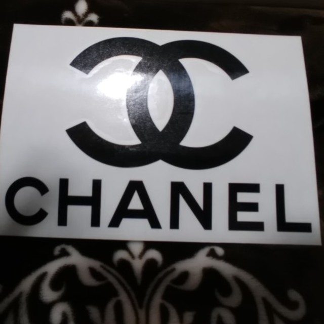 CHANEL シャネル　ステッカー　シール　黒　クリア各500枚1000枚セット