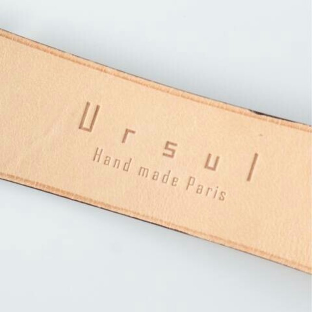 URSUL Leather cuff ブラック