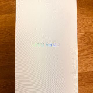 ラクテン(Rakuten)の【即日発送可】Rakuten Oppo Reno A 128GB ブラック(スマートフォン本体)