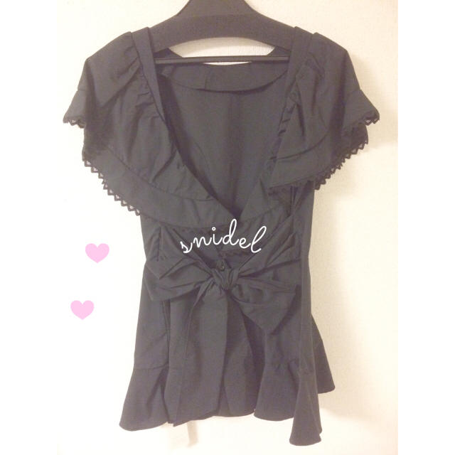 snidel ♡ タグ付き 未着用 バックリボントップス