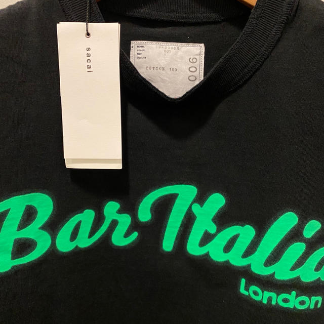 sacai(サカイ)のsacai 2019AW Bar Italia コラボTシャツ メンズのトップス(Tシャツ/カットソー(半袖/袖なし))の商品写真