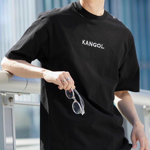 KANGOL(カンゴール)のKANGOL  Tシャツ カットソー サイズS ブラック メンズのトップス(Tシャツ/カットソー(半袖/袖なし))の商品写真